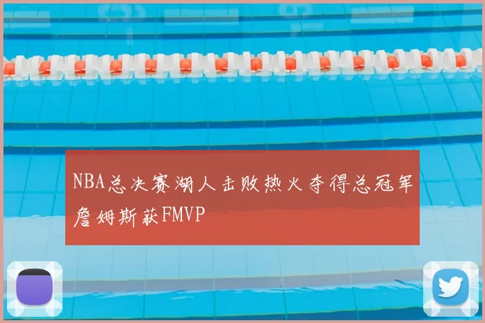 NBA总决赛湖人击败热火夺得总冠军詹姆斯获FMVP