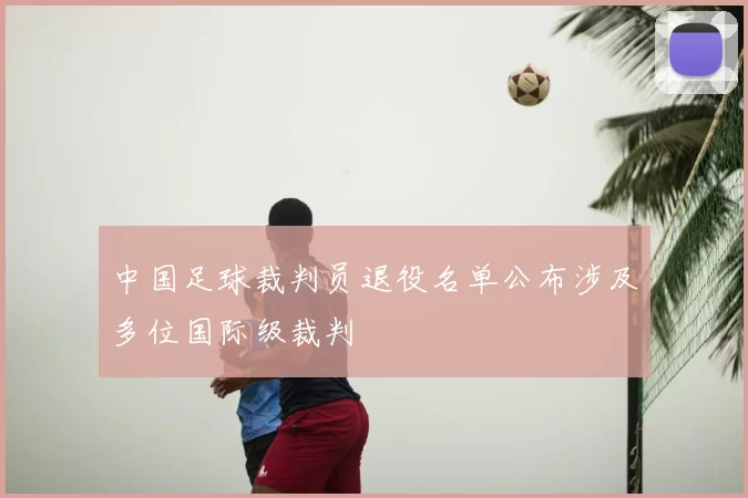 中国足球裁判员退役名单公布涉及多位国际级裁判